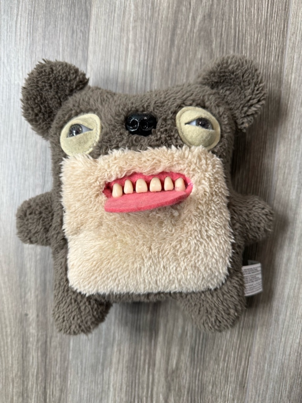 FUGGLER 9” New Fuggs On The Block SCARESOME Square Bear Teeth Fugly Stuffed